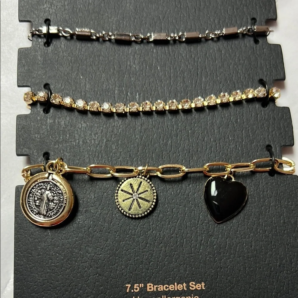 NWT Madden NYC 3 pc bracelet set